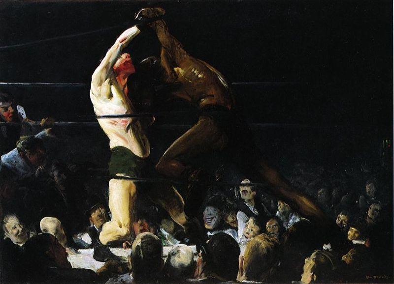 George Wesley Bellows Both Members of This Club oil painting picture